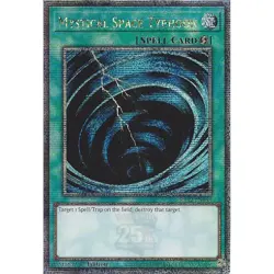 Mystical Space Typhoon Yu-Gi-Oh! RA02-EN048 1st Quarter Century Secret Rare - Image 1