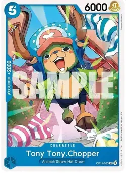 One Piece Card Game - Tony Tony.Chopper Op11-053 Englisch Karte TCG Anime Manga - Image 1