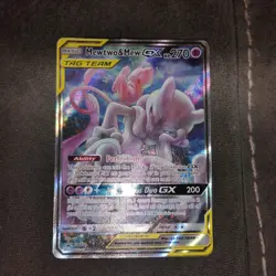 Nintendo Pokemon Mewtwo & Mew GX Tag Team SM191 Lot 1 Card Foil Regular English - Image 1