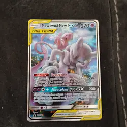 Nintendo Pokemon Mewtwo & Mew GX Tag Team SM191 Lot 1 Card Foil Regular English - Image 2