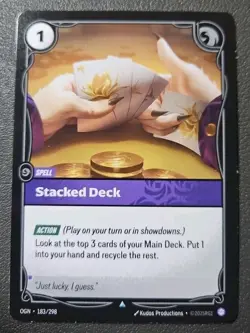 Riftbound League Of Legends Origins Card OGN 183 Stacked Deck - Image 1