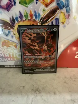 Pokemon TCG Scarlet & Violet Prismatic Evolutions Bloodmoon Ursaluna ex SIR #168 - Image 1