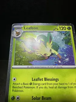 Pokemon Leafeon 170 Sv: Scarlet & Violet Promo Cosmos Holo - SWIRL - Image 3