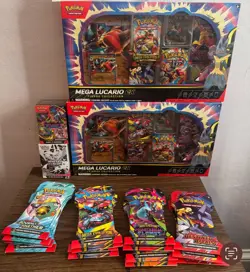 Pokemon - Mega Lucario Figure Collection/Booster Bundles/Sleeved Packs - Image 1