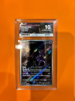 Pokemon TCG Mewtwo #183 151 Full Art Rare Ace Gem Mint 10 Jpn - Image 1