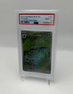 Ivysaur 167/165 - Pokemon TCG - SV 151 - Illustration Rare - PSA 10 Gem Mint - Image 2