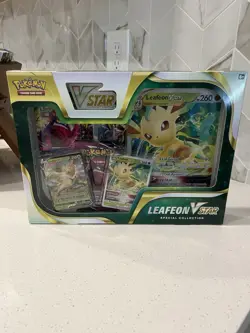 NEW Pokemon Leafeon VStar Special Collection Box - Evolving Skies, Fusion Strike - Image 1