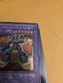 NM YuGiOh - Elemental Hero Rampart Blaster EEN-EN033 1st Edition Ultimate mint - Image 4