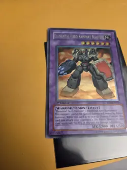NM YuGiOh - Elemental Hero Rampart Blaster EEN-EN033 1st Edition Ultimate mint - Image 5