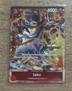 Sabo (CS 2024 Event Pack) P-044 One Piece Promotion Cards Foil - Image 1