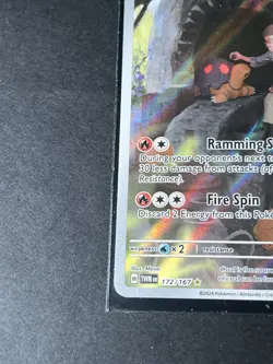 Pokemon TCG Torkoal Twilight Masquerade Holo Card 172/167 *LP Read Description* - Image 3