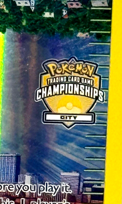 Pokemon Parallel City Breakthrough STAFF Gold Foil City Championship Promo Card - Image 3
