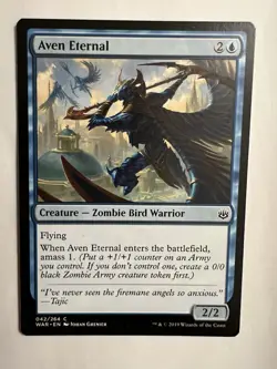 MTG Magic the Gathering Aven Eternal 42/264 War of the Spark NM - Image 1