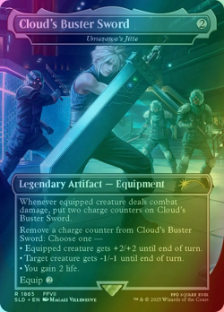 Umezawas Jitte Cloud FOIL Full Art - Secret Lair Final Fantasy SLD 1865 - EN NM - Image 1