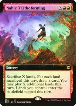 MTG - Nahiri's Lithoforming - Extended Art - Foil - Zendikar Rising - Magic - Image 1