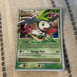 Pokemon TCG Shaymin LV.X Platinum Holo Rare Card DP39 - Image 1