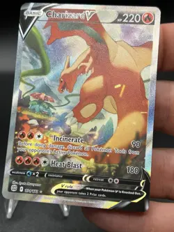 Charizard V 154/172 Full Art Alt Brilliant Stars Pokemon English NM ZP1 - Image 2