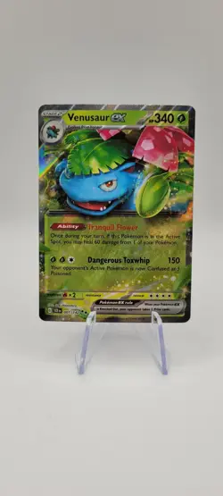 Pokemon TCG: Venusaur ex 001/142 Double Rare - Sv07: Stellar Crown - NM - Image 1