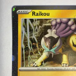 Raikou 048/132 Mega Evolution Cosmos Holo Pokemon TCG Heavy Miscut Error ‼ - Image 2