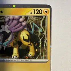Raikou 048/132 Mega Evolution Cosmos Holo Pokemon TCG Heavy Miscut Error ‼ - Image 3