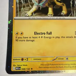 Raikou 048/132 Mega Evolution Cosmos Holo Pokemon TCG Heavy Miscut Error ‼ - Image 5