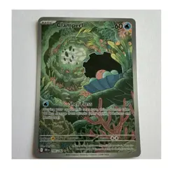 Pokemon TCG Clamperl 195/182 Sv10 Destined Rivals Illustration Rare Holo EN - Image 1