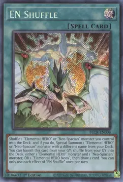Yugioh TCG - EN Shuffle - Secret Rare - BLCR 1st Ed - NM/M - Image 1