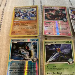 6 Pokemon Cards Gyarados G Platinum 30/127 2009 Basic HP110 Rare Holo - Image 2
