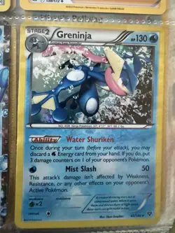 Pokemon TCG Greninja Holo Rare Card 41/146 XY Base Set - Image 3