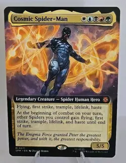 Cosmic Spider-Man (Extended Art) MTG Marvel's Spider-Man Regular - Image 1