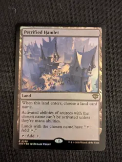 Petrified Hamlet - Secrets of Strixhaven - MTG foil - Image 1