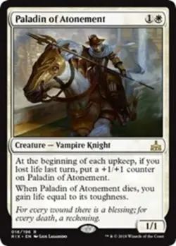 1x Paladin of Atonement - Foil Light Play MTG Magic - Kid Icarus - - Image 1