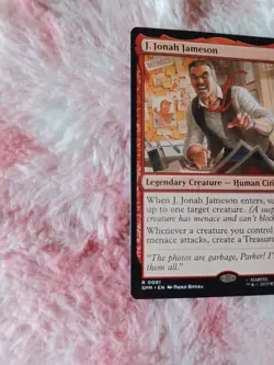 MTG J. JONAH JAMESON Marvel's Spider-Man Rare MAGIC THE GATHERING - Image 2