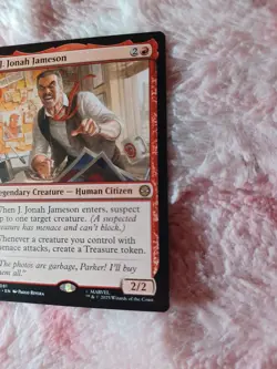 MTG J. JONAH JAMESON Marvel's Spider-Man Rare MAGIC THE GATHERING - Image 3