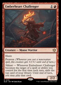 Emberheart Challenger R Bloomburrow 133 NM FOIL - Image 1