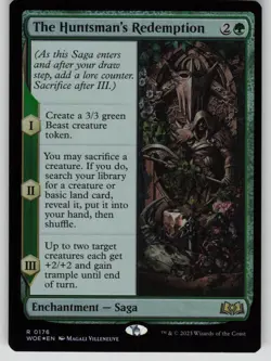 The Huntsman's Redemption Foil R Wilds of Eldraine 176 NM - Image 1
