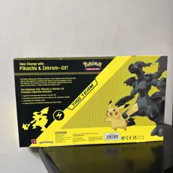 Pokemon TCG Pikachu & Zekrom-GX Premium Collection Box 10 Booster Packs - Image 2