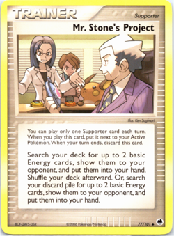 Mr. Stone's Project 77/101 EX Dragon Frontiers Common Pokemon - Image 1