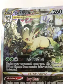 Leafeon Vstar GG35/GG70 POKEMON Crown Zenith - Alt Art Galarian Gallery NM - Image 3