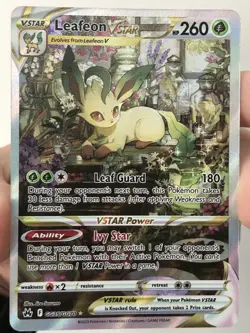 Leafeon Vstar GG35/GG70 POKEMON Crown Zenith - Alt Art Galarian Gallery NM - Image 4