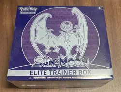 Pokemon Sun & Moon Elite Trainer Box Booster Lunala English Pokemon TCG - Image 1