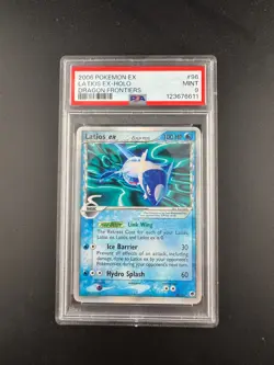 2006 POKEMON EX DRAGON FRONTIERS #96 LATIOS EX-HOLO PSA 9 - Image 1