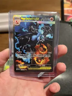 Pokemon TCG Phantasmal Flames Mega Charizard X SIR 125/094 NM - Image 1