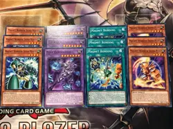 YUGIOH - MAGNET WARRIOR DECK - OMEGA PLUS, TELLUSION THE MAGNA, INDUCTION, FIELD - Image 3