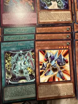 YUGIOH - MAGNET WARRIOR DECK - OMEGA PLUS, TELLUSION THE MAGNA, INDUCTION, FIELD - Image 5