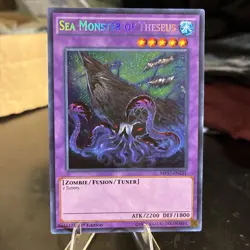 Yu-Gi-Oh TCG Sea Monster of Theseus MP17-EN231 1st Edition NM Secret Rare - Image 1