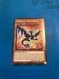 YUGIOH Ultra Rare Firewall Defenser CYAC-EN001 1st Edition - Image 1