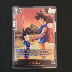 Bandai Dragon Ball Super Son Goku Jr. Battle Card FB08-102 R Regular 1C 5000 HP - Image 1