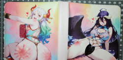 Yamato and Albedo Large Card Binder Waifu Anime One Piece, Overlord TCG - Image 1