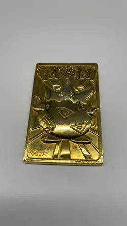 Pokemon 23k Gold Plated Togepi Trading Card 1999 Collectable Vintage - Image 3